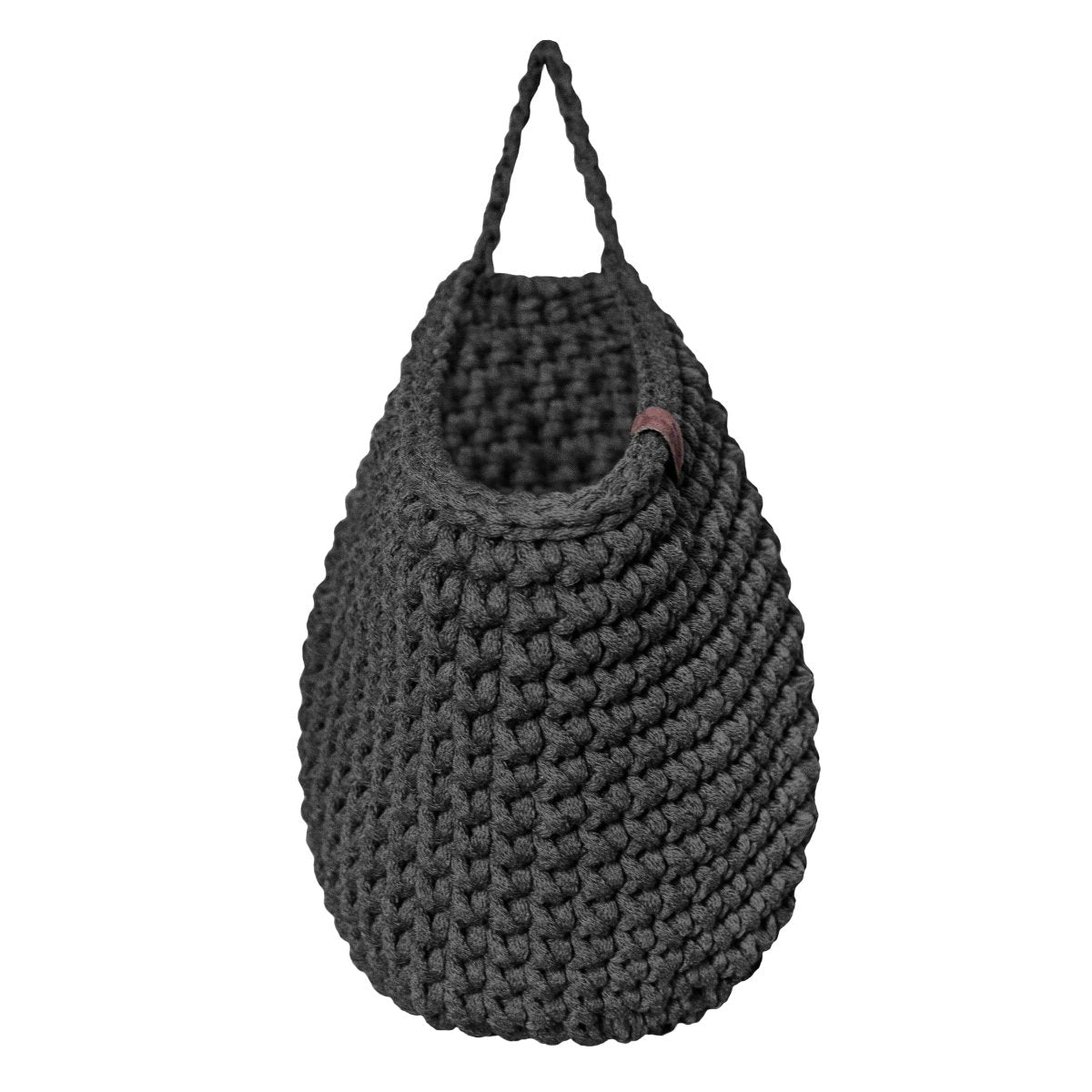 Crochet hanging bags | CHARCOAL - Zuri House