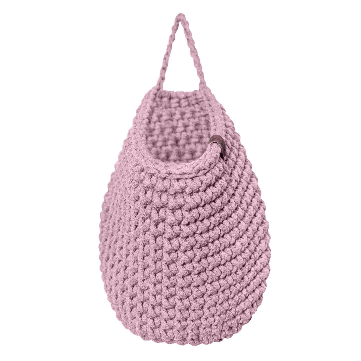 Crochet hanging bags | DUSTY ROSE - Zuri House