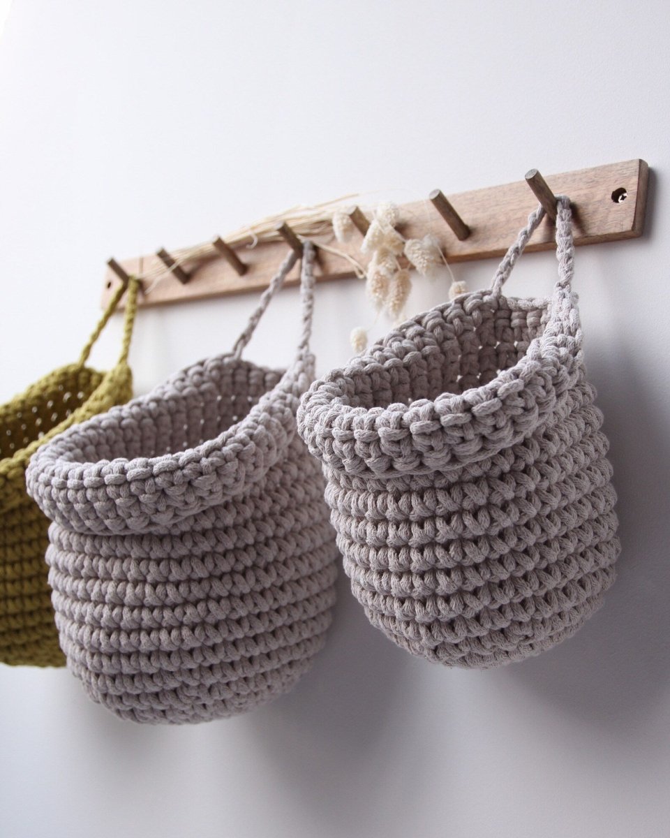 Crochet hanging bags | MOCHA - Zuri House