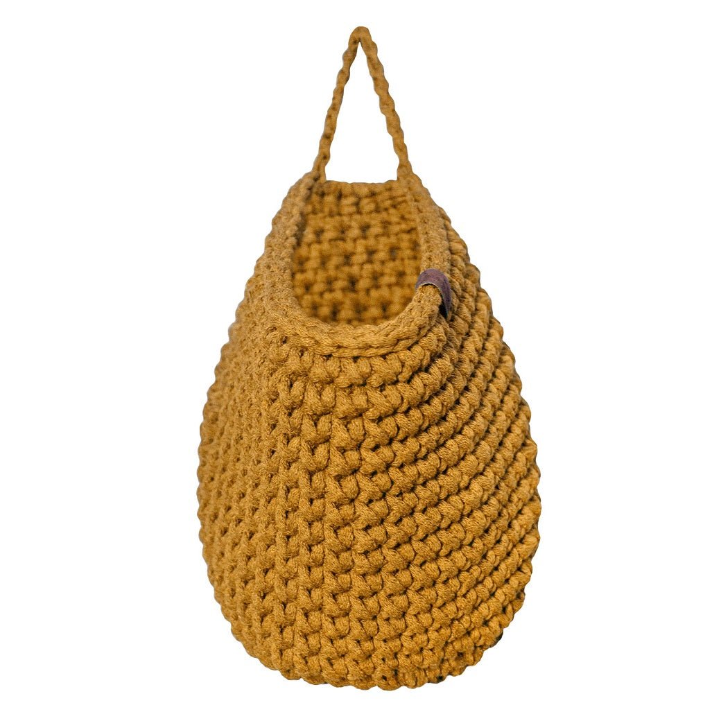 Crochet hanging bags | MUSTARD - Zuri House