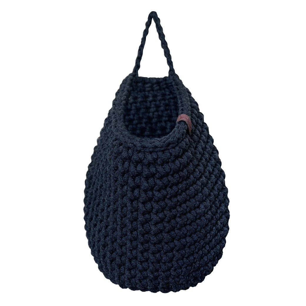 Crochet hanging bags | NAVY BLUE - Zuri House