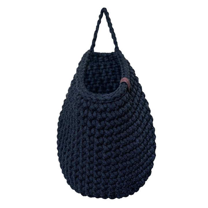 Crochet hanging bags | NAVY BLUE - Zuri House