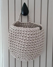 Crochet hanging bags | OATMEAL - Zuri House