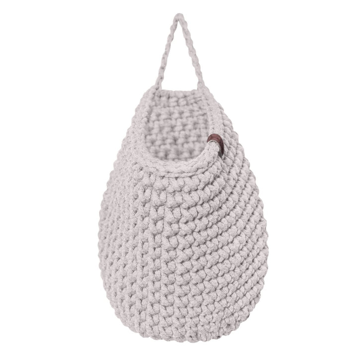 Crochet hanging bags | OATMEAL - Zuri House