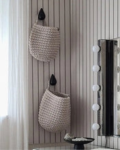 Crochet hanging bags | OATMEAL - Zuri House
