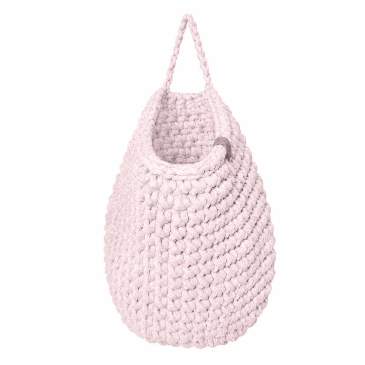 Crochet hanging bags | PALE PINK - Zuri House