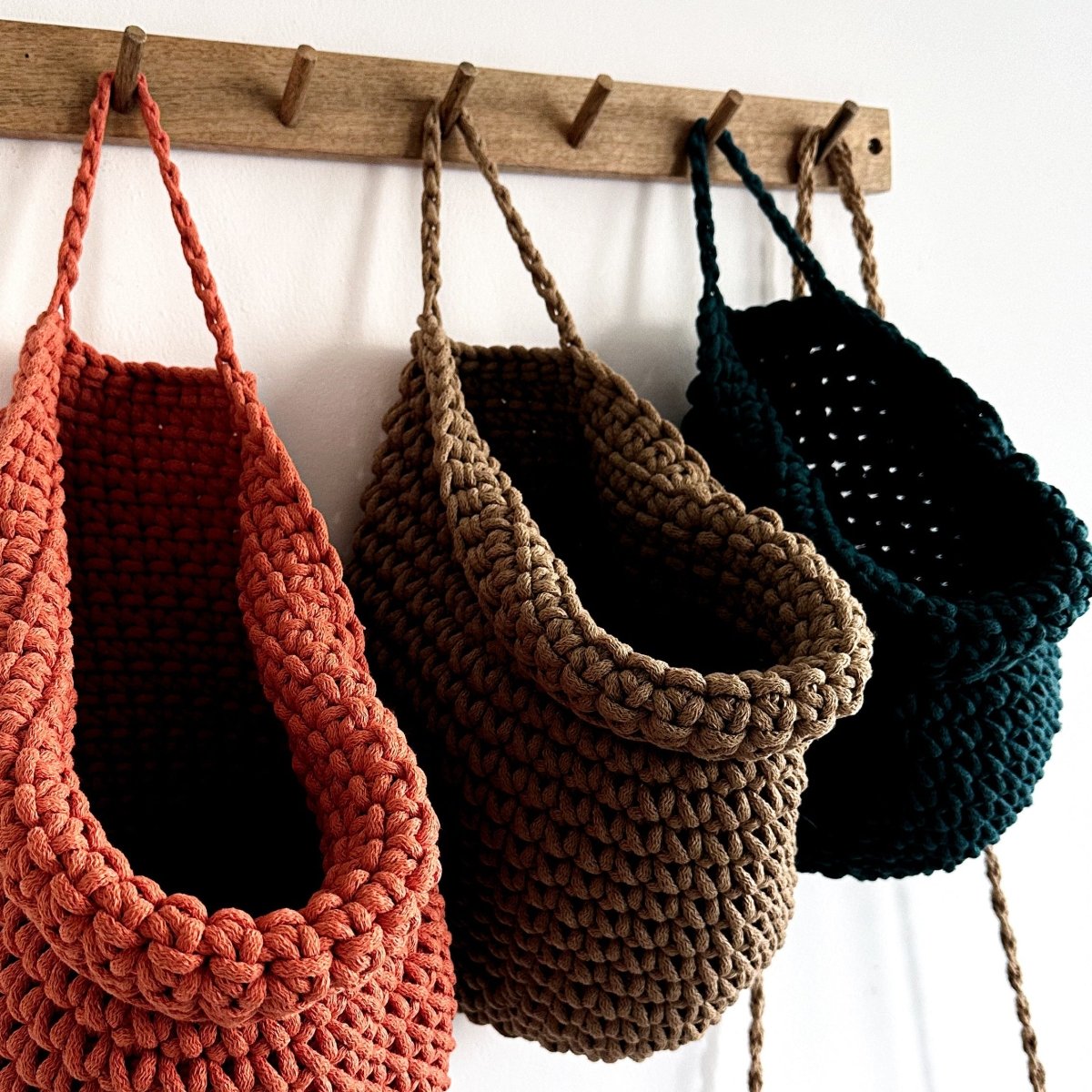Crochet hanging bags | TOFFEE - Zuri House