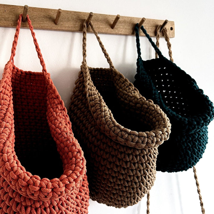 Crochet hanging bags | TOFFEE - Zuri House