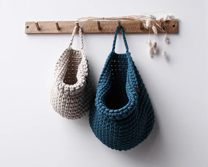 Crochet hanging basket PATTERN - Zuri House