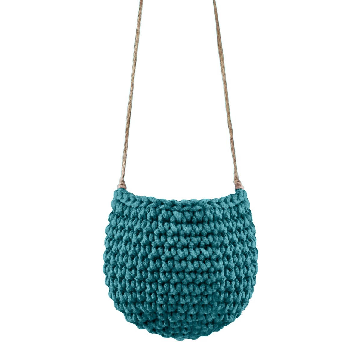 Crochet hanging basket, Small | OCEAN - Zuri House
