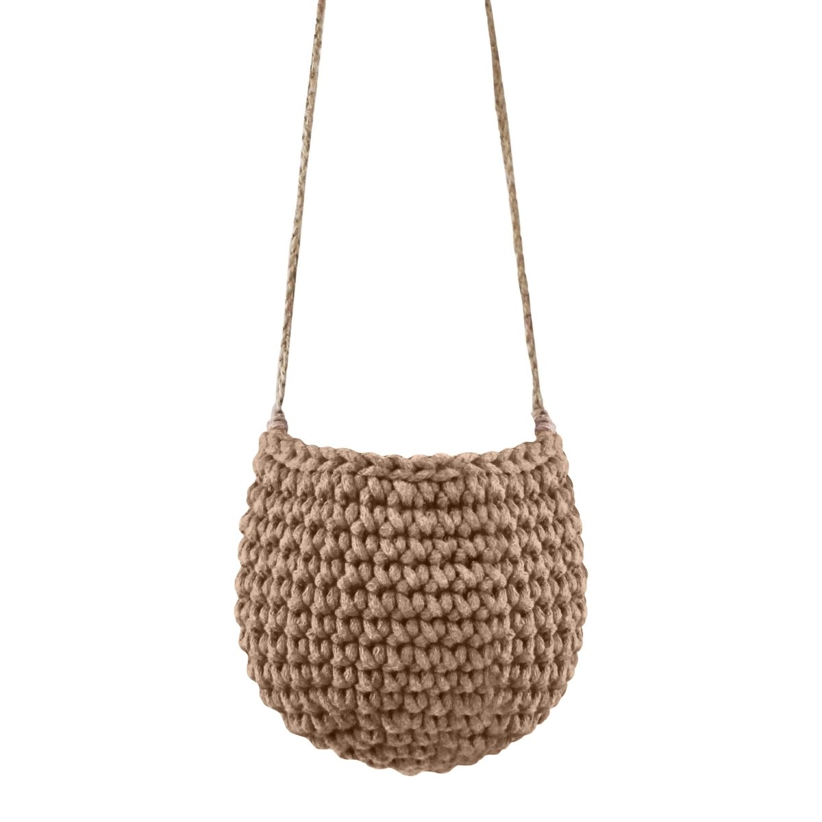 Crochet hanging basket, Small | TOFFEE - Zuri House