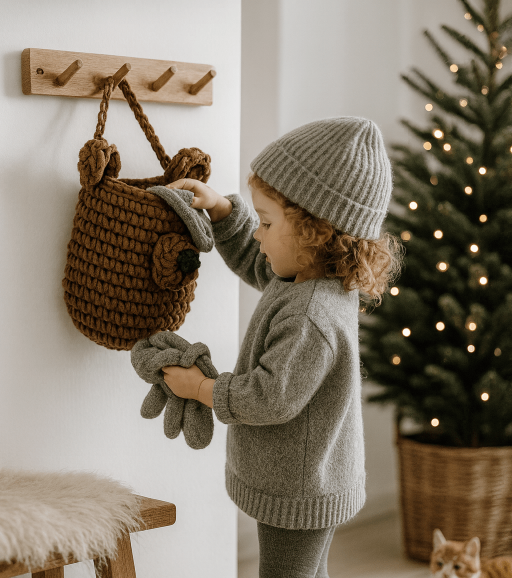 Crochet Hanging Bear Basket PATTERN - Zuri House