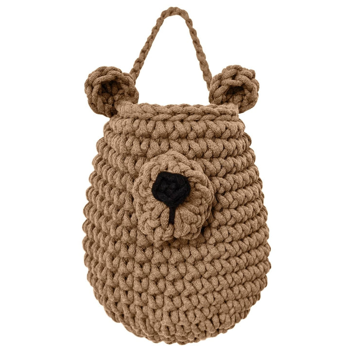 Crochet Hanging Bear Basket | TOFFEE - Zuri House