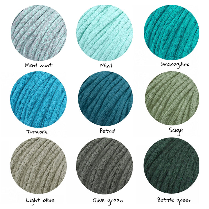 Crochet heart coasters | Colour options - Zuri House