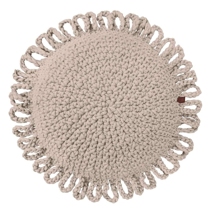 Crochet kids cushion FUN | BEIGE - Zuri House