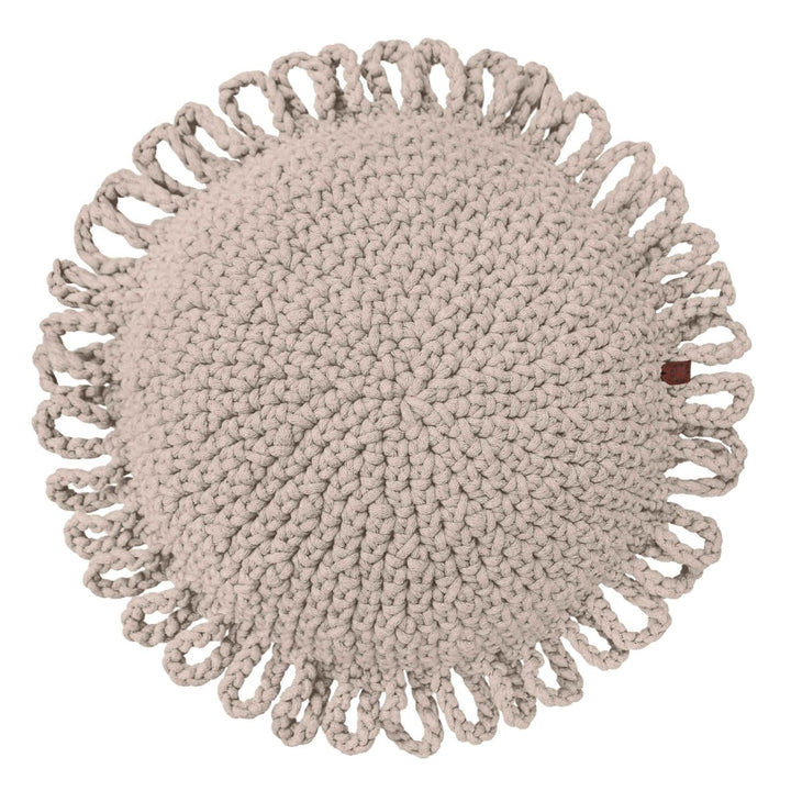 Crochet kids cushion FUN | BEIGE - Zuri House