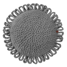 Crochet kids cushion FUN | DARK GREY - Zuri House