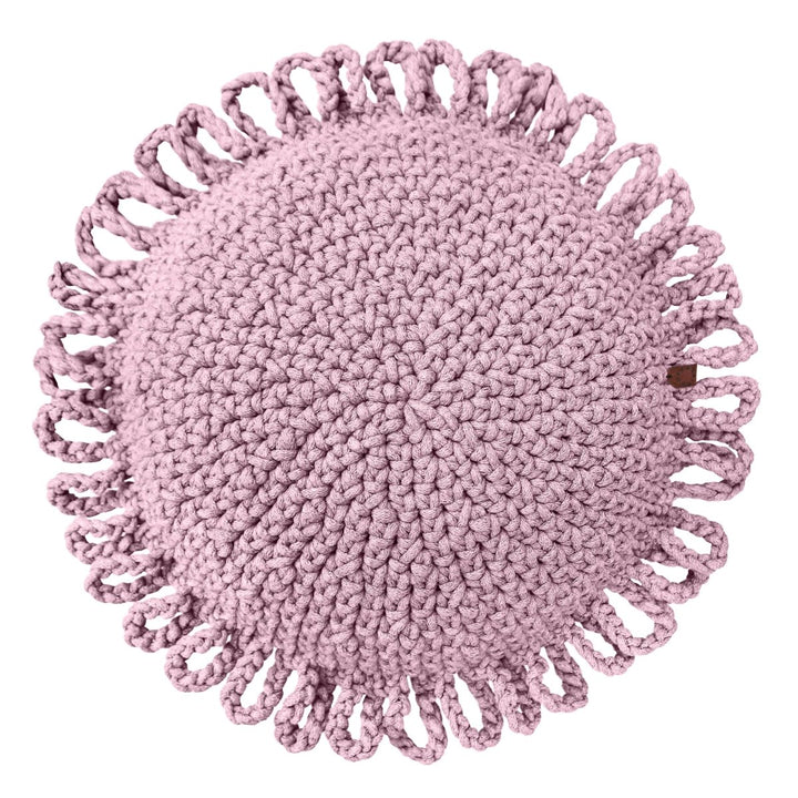 Crochet kids cushion FUN | DUSTY ROSE - Zuri House