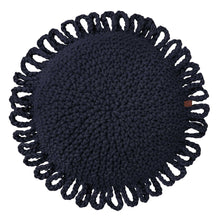 Crochet kids cushion FUN | NAVY BLUE - Zuri House