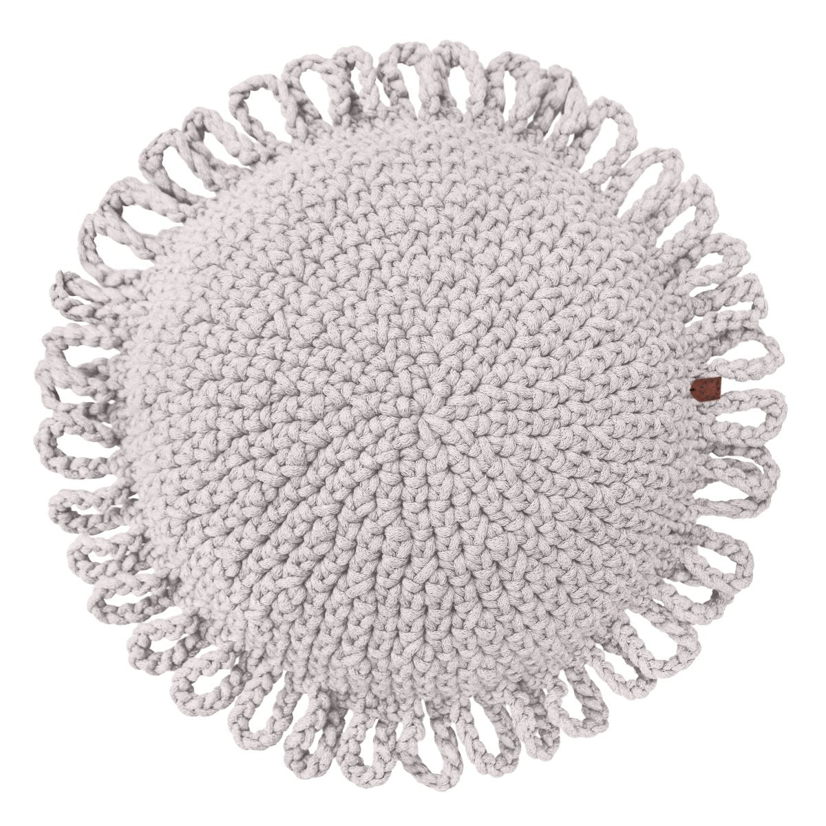 Crochet kids cushion FUN | OATMEAL - Zuri House