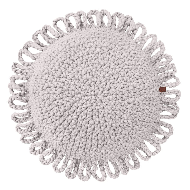 Crochet kids cushion FUN | OATMEAL - Zuri House