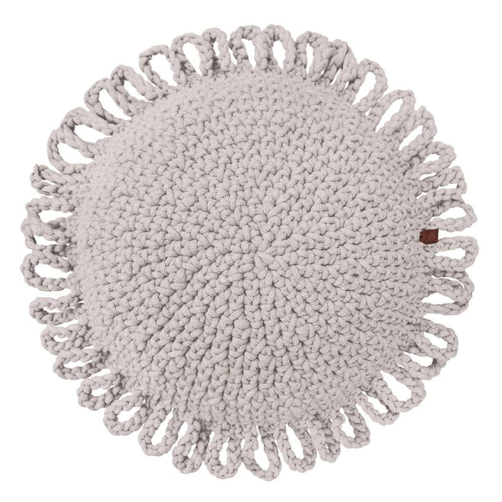 Crochet kids cushion FUN | OATMEAL - Zuri House