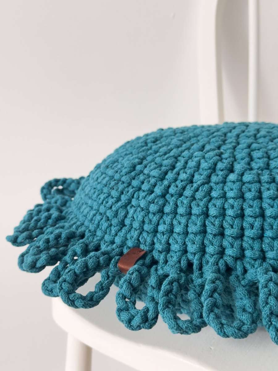 Crochet kids cushion FUN | OCEAN - Zuri House