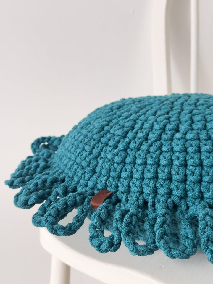Crochet kids cushion FUN | OCEAN - Zuri House