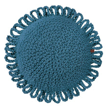 Crochet kids cushion FUN | PETROL - Zuri House
