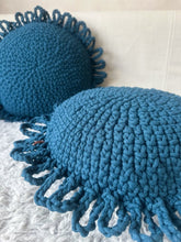 Crochet kids cushion FUN | PETROL - Zuri House