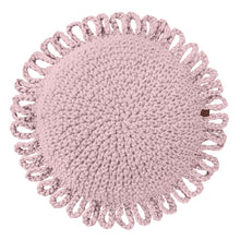 Crochet kids cushion FUN | POWDER PINK - Zuri House