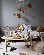 Crochet ottoman | BEIGE - Zuri House