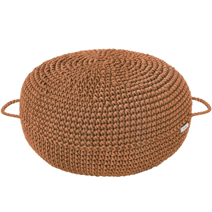 Crochet ottoman | CINNAMON - Zuri House