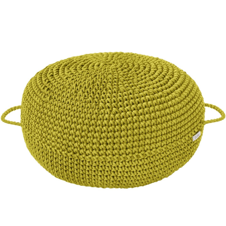 Crochet ottoman | GOLDEN KIWI - Zuri House