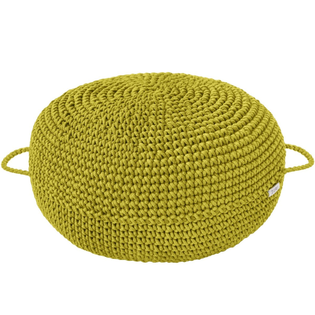 Crochet ottoman | GOLDEN KIWI - Zuri House