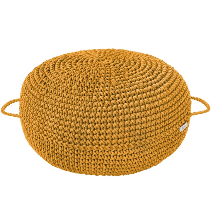 Crochet ottoman | MUSTARD - Zuri House