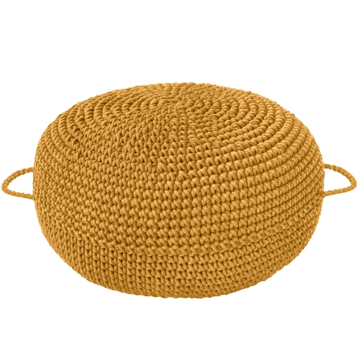 Crochet ottoman | MUSTARD - Zuri House