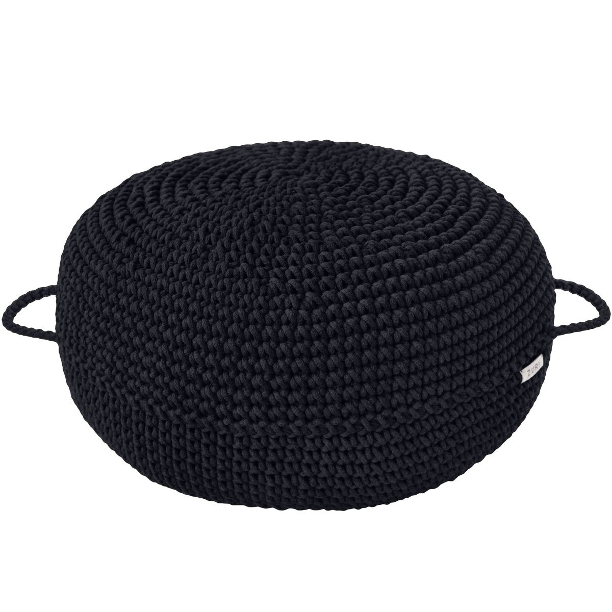 Crochet ottoman | NAVY BLUE - Zuri House