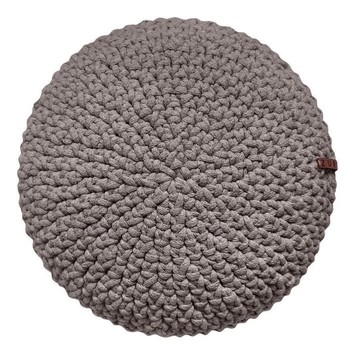 Crochet round cushion | MOCHA - Zuri House