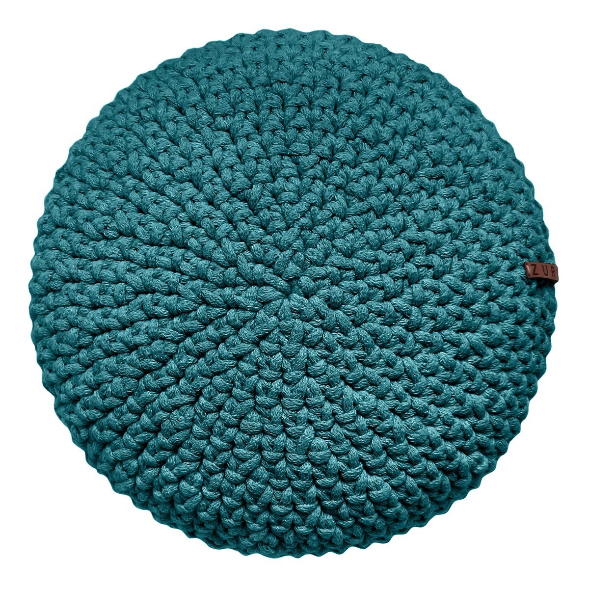 Crochet round cushion | OCEAN - Zuri House