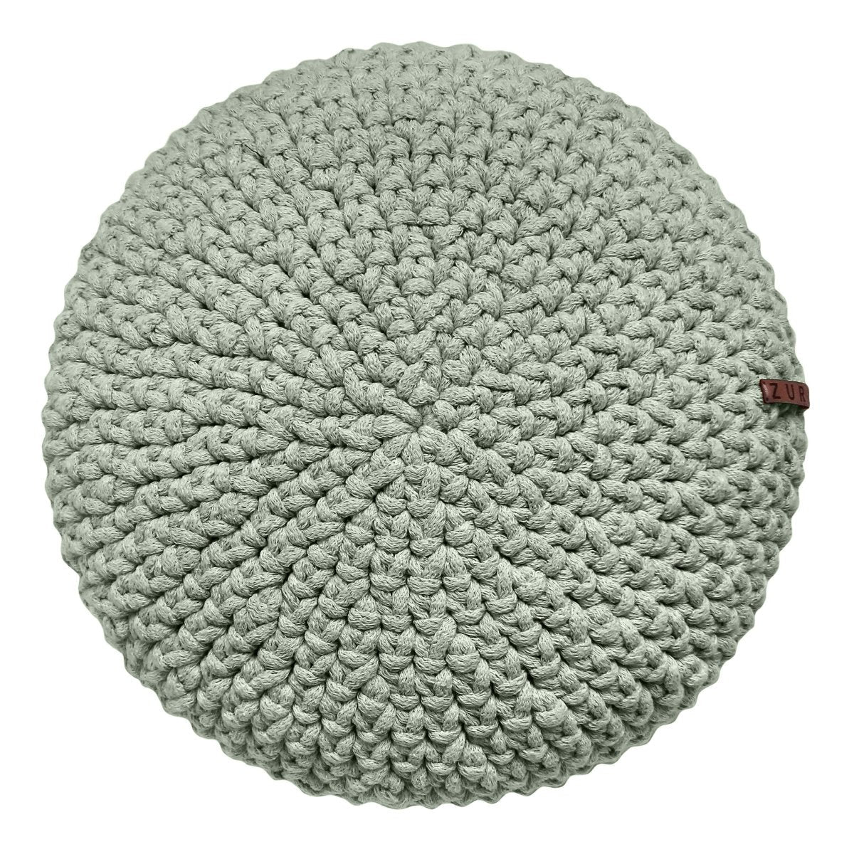 Crochet round cushion | SAGE - Zuri House