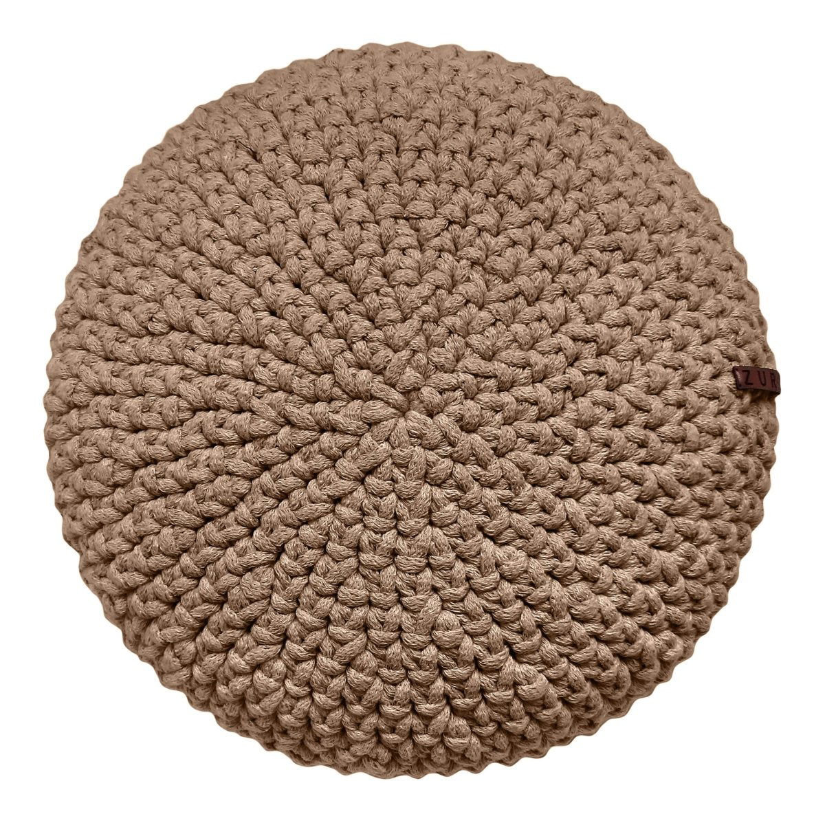 Crochet round cushion | TOFFEE - Zuri House