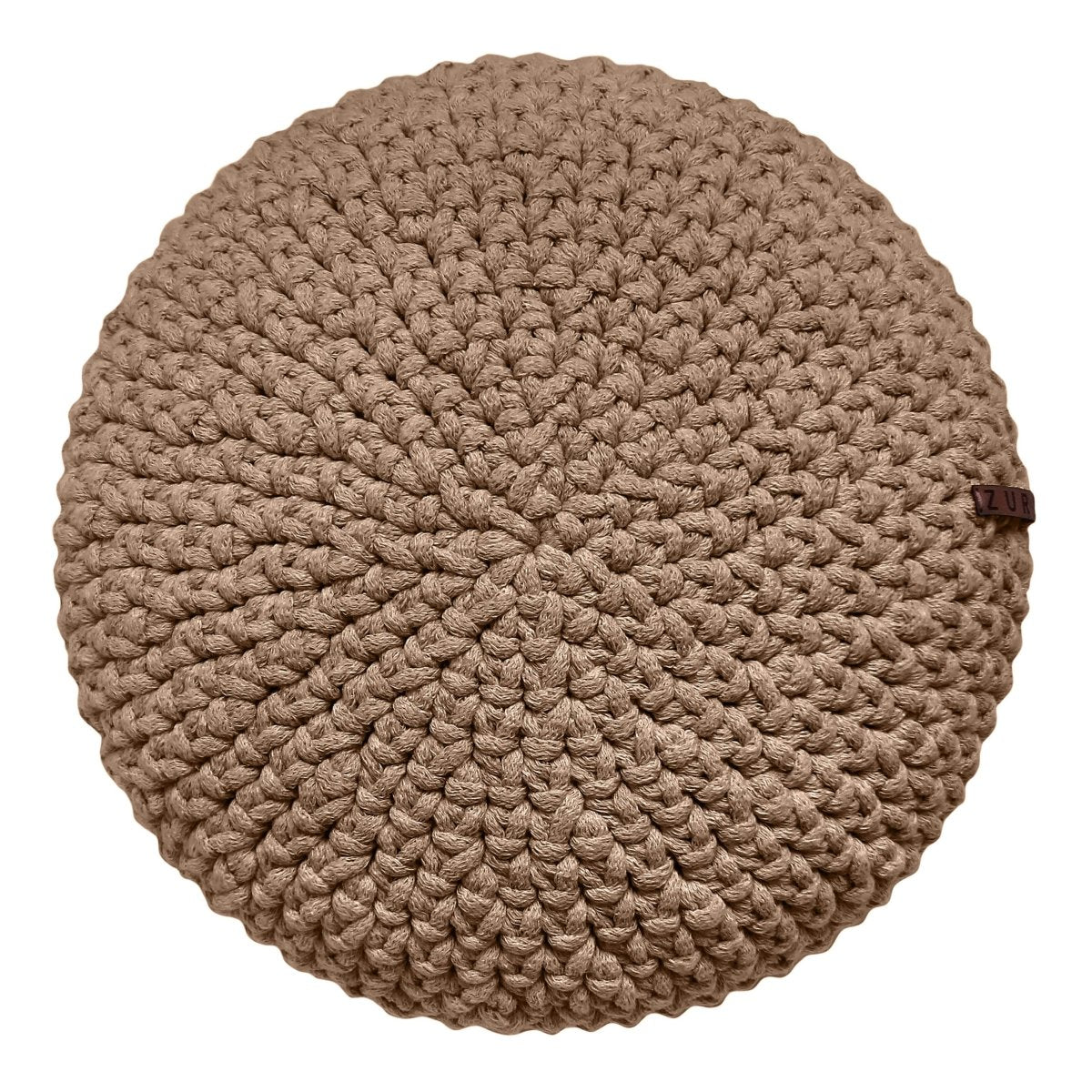 Crochet round cushion | TOFFEE - Zuri House