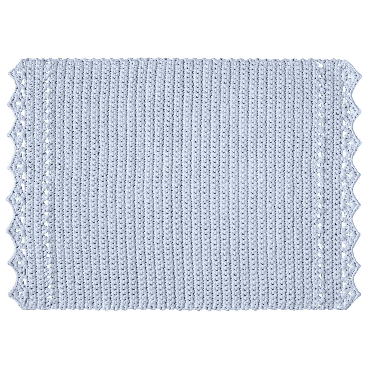CROCHET RUG LINA | BABY BLUE - Zuri House