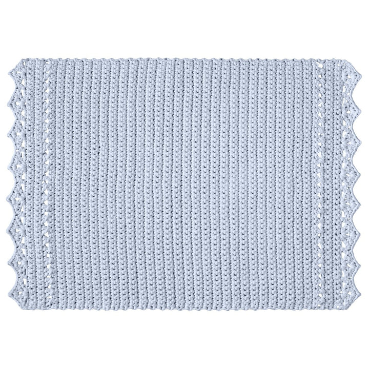 CROCHET RUG LINA | BABY BLUE - Zuri House