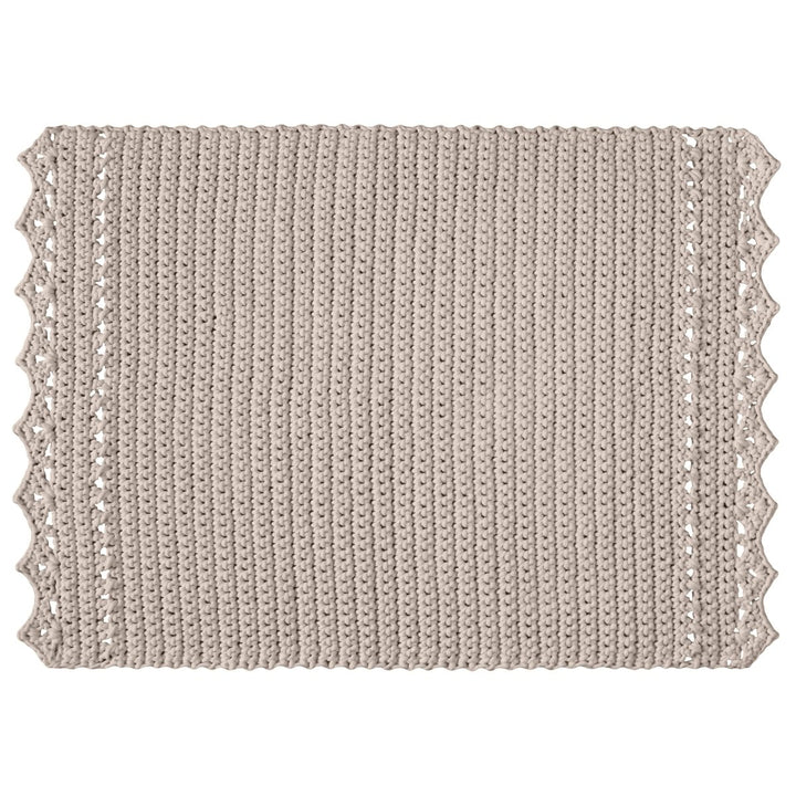CROCHET RUG LINA | BEIGE - Zuri House
