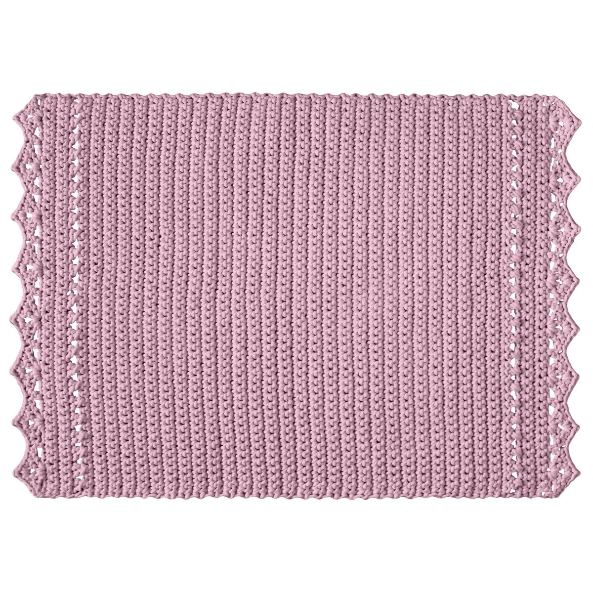 CROCHET RUG LINA | DUSTY ROSE - Zuri House