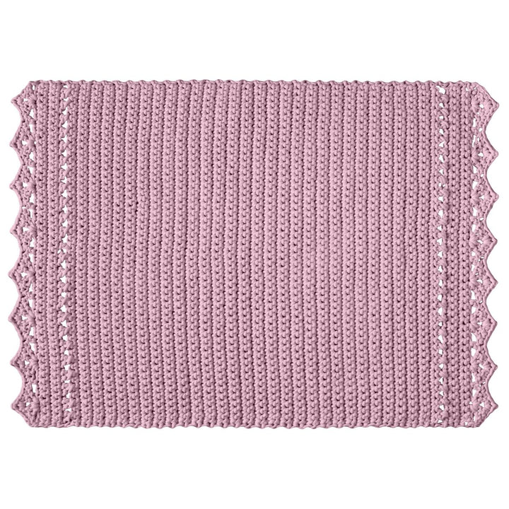 CROCHET RUG LINA | DUSTY ROSE - Zuri House