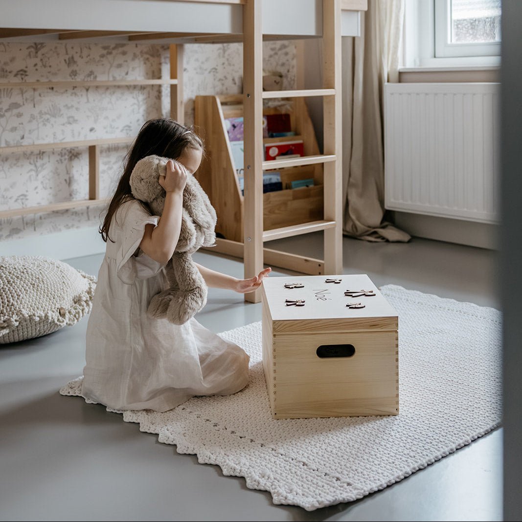 CROCHET RUG LINA | IVORY - Zuri House