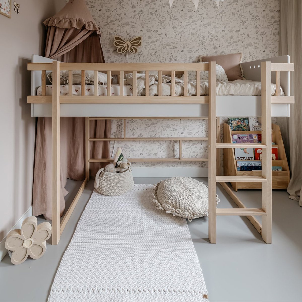 CROCHET RUG LINA | IVORY - Zuri House